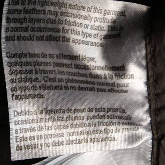 Michael Kors Women's Packable Down Fill Hoodie Puffer Jacket Brown Medium - Picture 8 of 9